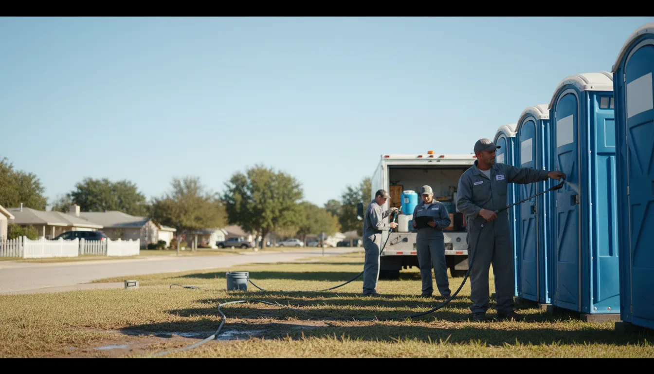 Long-Term Portable Toilet Rental in Goodrich, TX near me